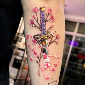 Arm tattoo